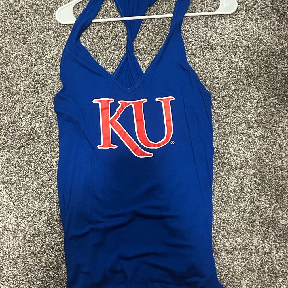 University of Kansas Blue KU Tank Top